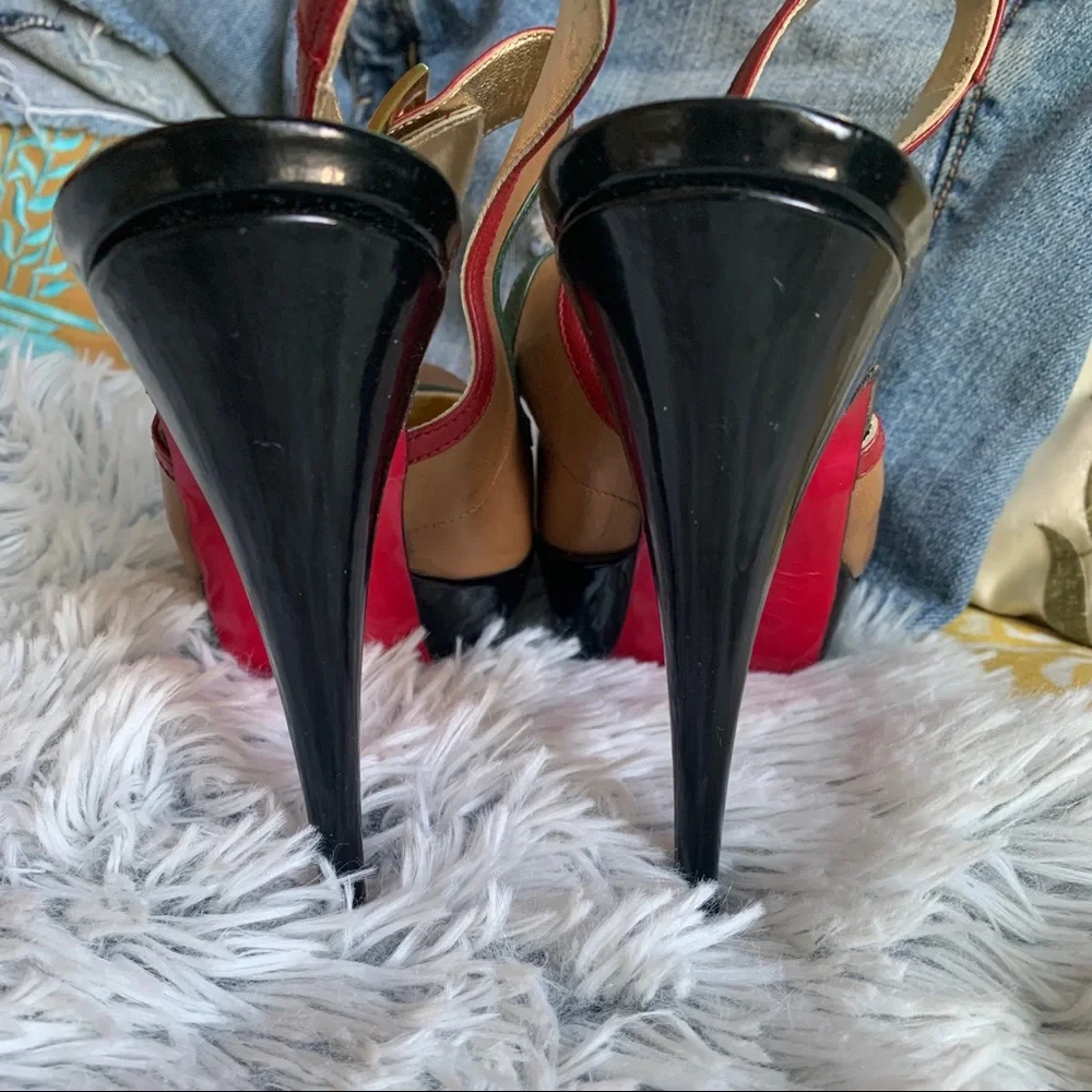 Luciano Padovan Colorblock Platforms